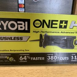 RYOBI ONE+ HP 18V Brushless Cordless Reciprocating Saw (Tool Only)