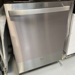 GE Stainless Steel Top Control With Plastic Interior Dishwasher