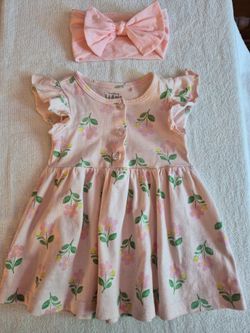 NEW! Baby Girl Romper,  Size 6 months