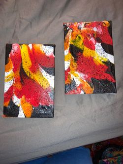 Two acrylic pix