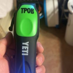 TPOB Yeti Hair Clippers Magnetic Motor Green Click Lever USB C