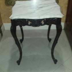 Marble Top Antique Style Table!