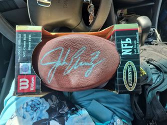 Vintage John Elway Autographed OFFICIAL NFL GAME BALL