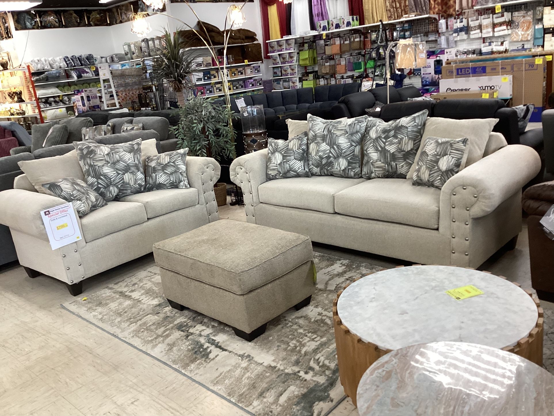 Sofa And Love Seat $799