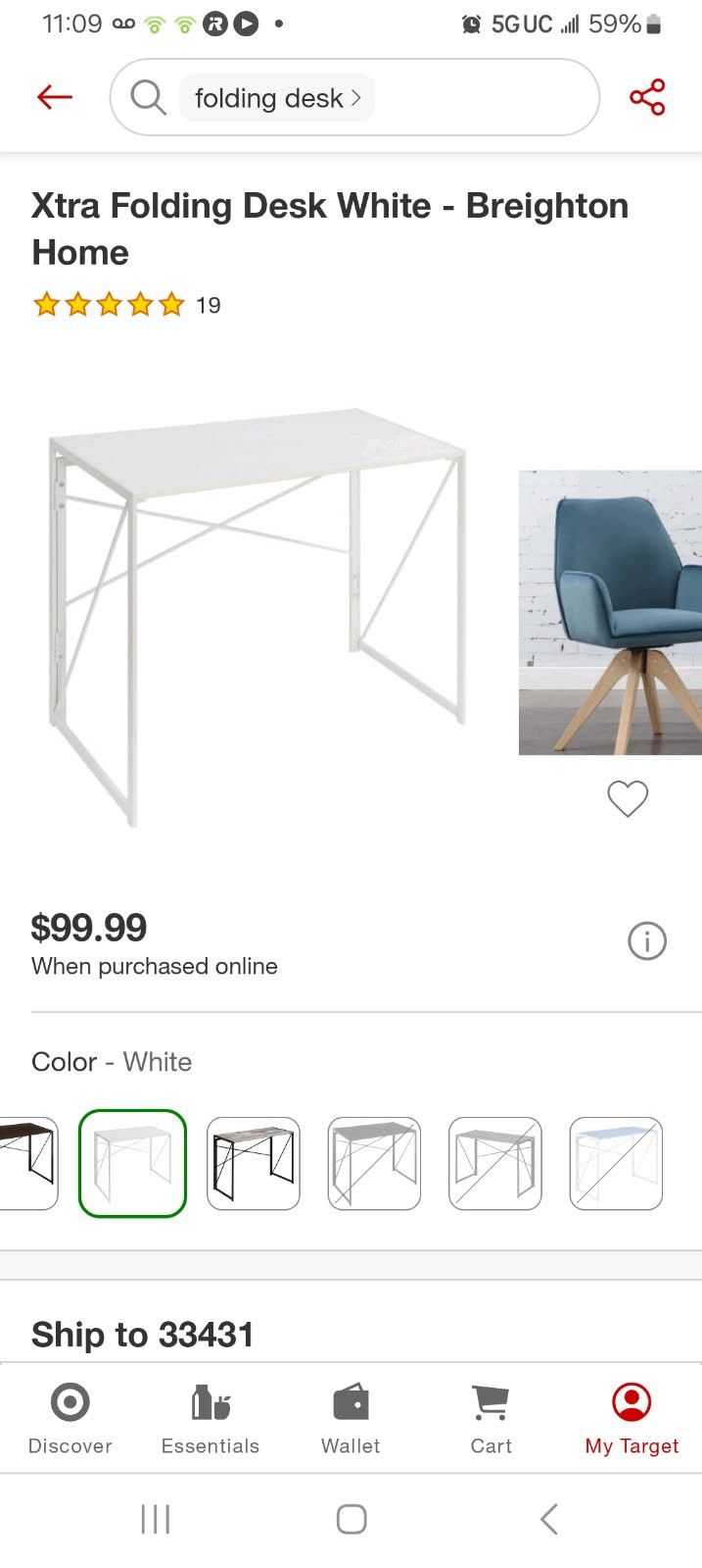White Office Desk