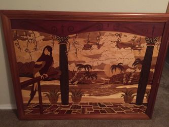Marquetry Art. Personal ParrotDice