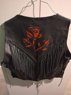 Unik women's leather vest