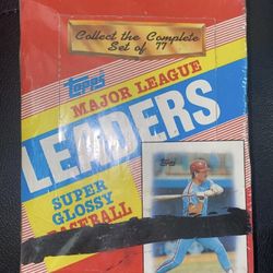 Topps Major league Leaders Sealed Box