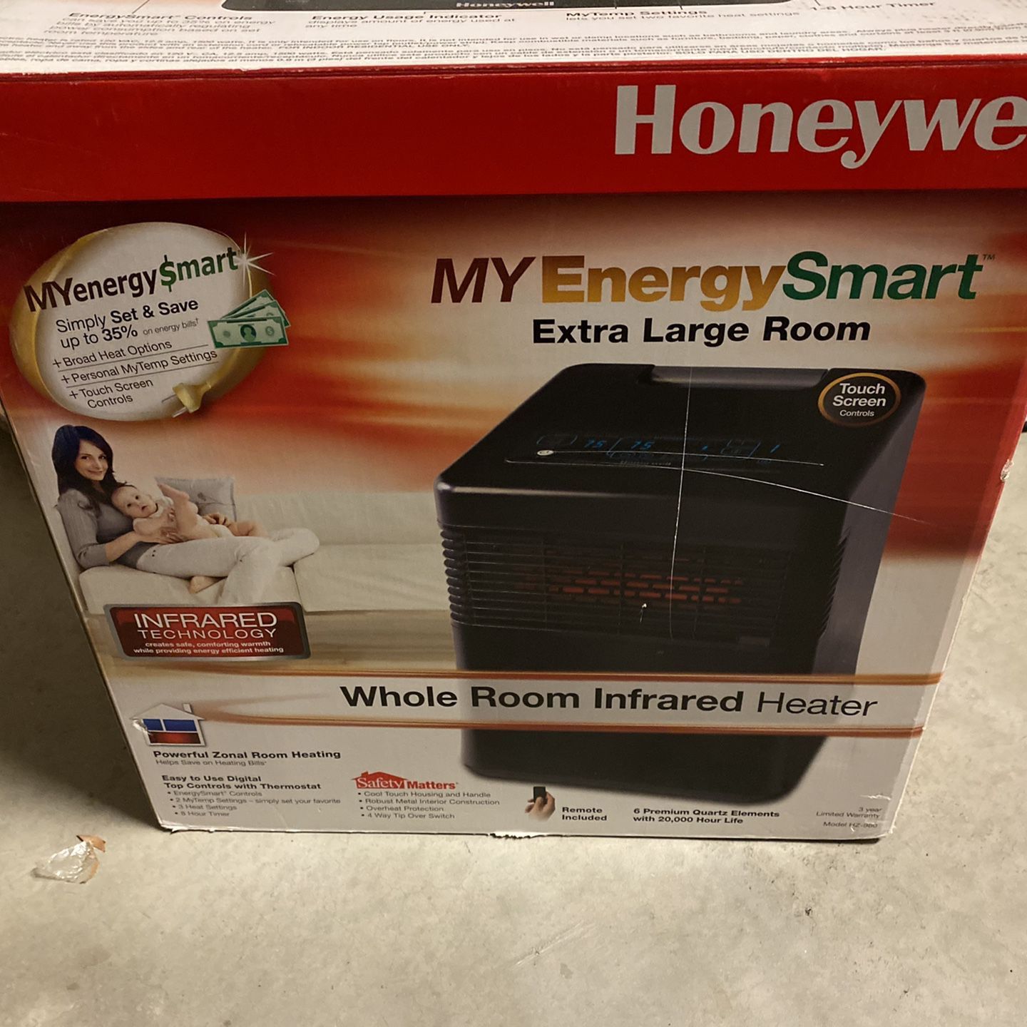 Honeywell myenergysmart infrared heater hz-980 for Sale in Ladera Ranch, CA  - OfferUp
