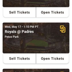 Padres Ticket For Any Home Game!