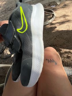 Nike Sneaker Gray and Neon Yellow