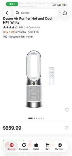 Dyson air purifier