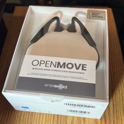 Aftershokz OpenMove (Rebranded as Shokz OpenMove) Wireless Bone Conduction Open-Ear Bluetooth Headphones