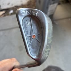 Ping ISI Orange Dot Lob Wedge Karsten JZ Stiff Steel Shaft - 35.5” RH SW Nice