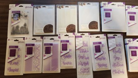 Card Making Embossing Folders - New in package - See description