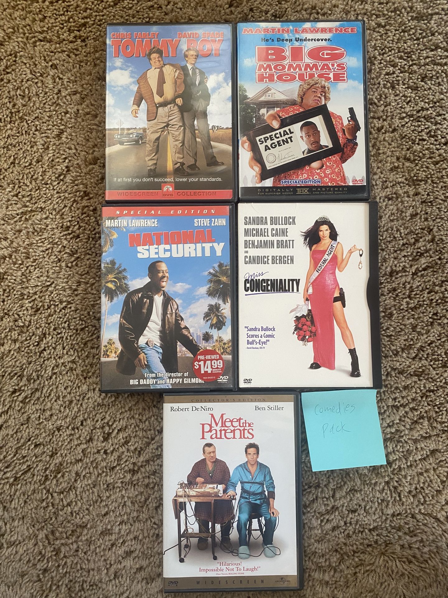 5 pack funniest comedy movies EVER for dvd
