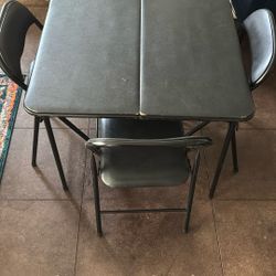 Card Table with Chairs