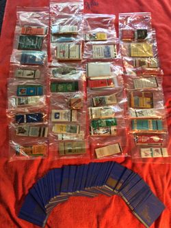 LOTS OF VINTAGE 1950'S MATCHBOOKS 1960'S MISCELLANEOUS GENRES & THEMES
