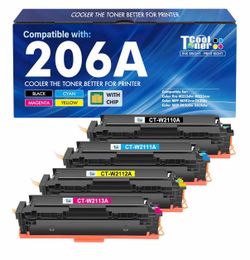 Cool Toner 206A Compatible Toner Cartridges 4-Pack
