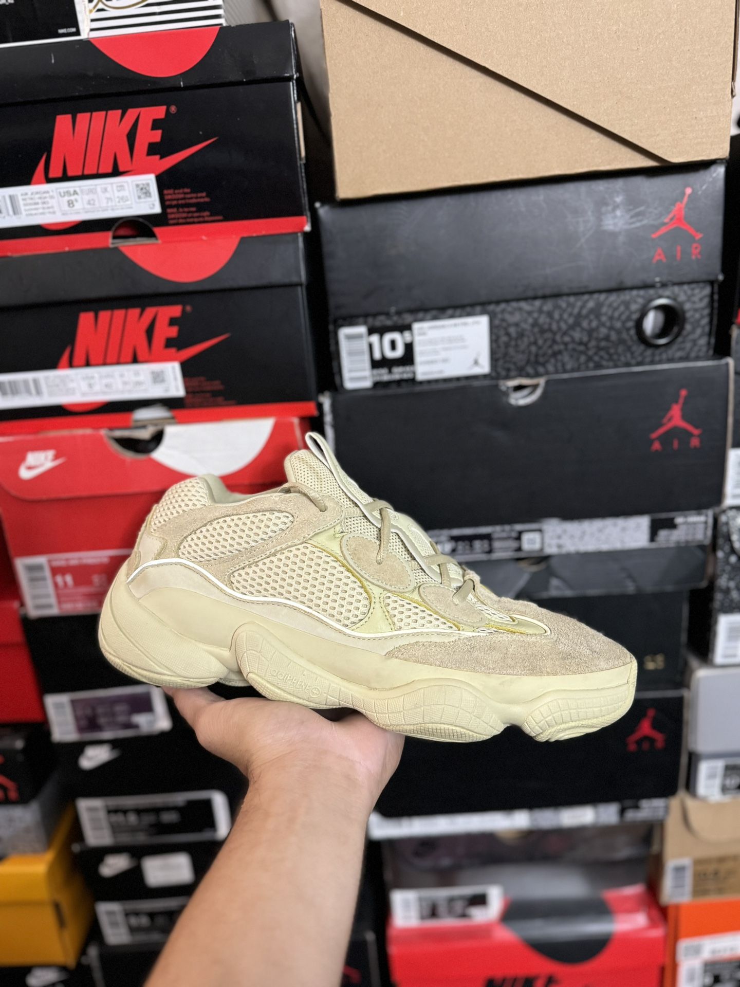 Adidas Yeezy 500 Super Moon Yellow size USED But Clean