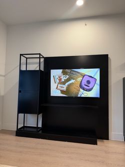 Black Modern Entertainment Center