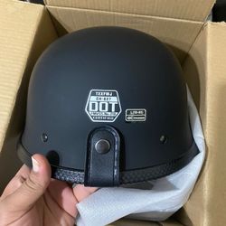 LDMET DOT FMVSS No 218 Certified XL  Black Motorcycle Helmet TN666  Zone HS-1100 Size L