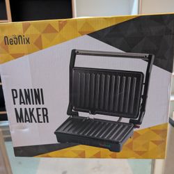 Neonix Panini Maker Electric Sandwich Grill Non Stick Press Kitchen Appliance
