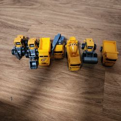 7 Pcs Play Vehicles Construction Vehicle Truck Cars Toys Set 