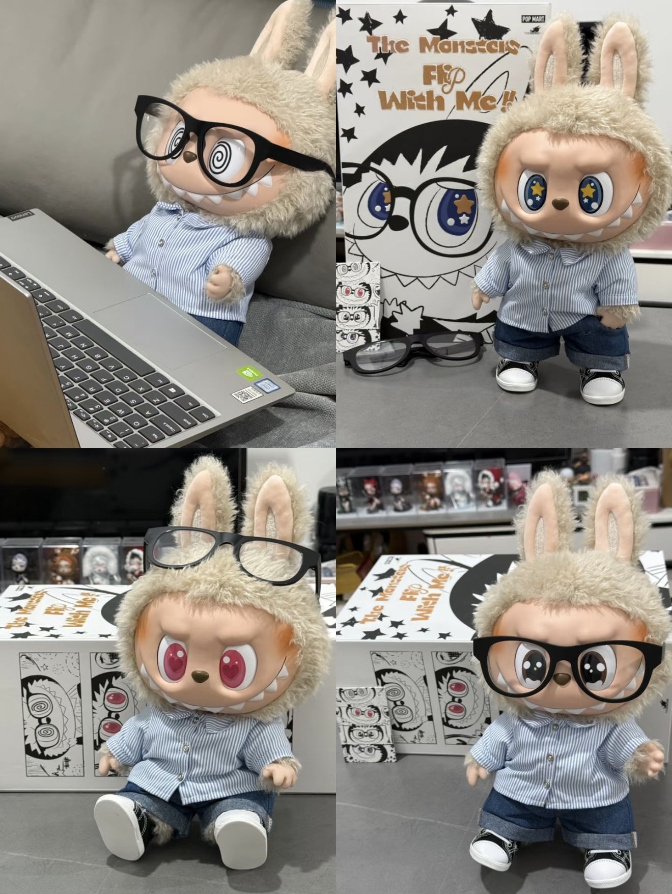 POP MART The Monsters - FLIP with ME Vinyl Plush Doll