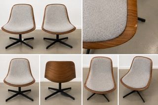 Blu Dot Nonesuch Swivel Chairs - 2 available