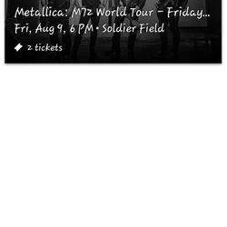 Metallica Tickets For Sale!