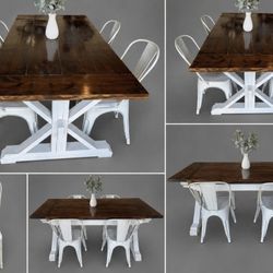 Farmhouse Table With Chairs