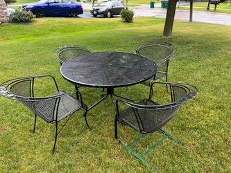 Wrought Iron Patio Set