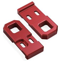 Toyota Tacoma Red Sporty Front Tow Hooks Aluminum 2009-2023