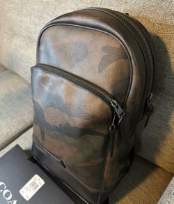Coach Backpack Camouflage & Signature Canvas