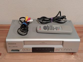 Magnavox MVR650MG/17, 4-Head Hi-Fi VCR w/ Remote