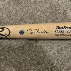 Barry Bonds Autographed Bat PSA Authenticated $500