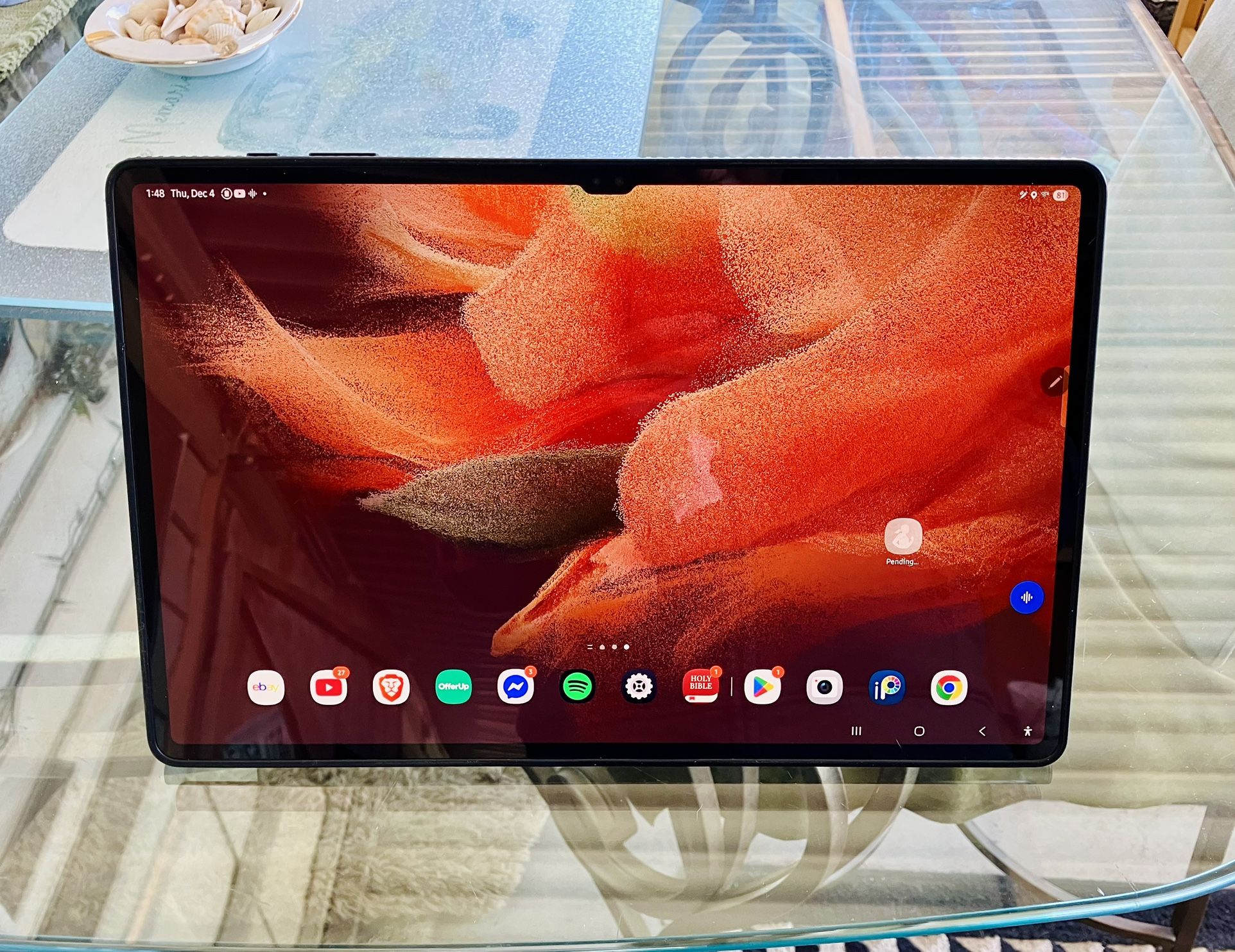 SAMSUNG Galaxy Tab S8 Ultra | Super AMOLED, 120Hz, HDR10+ 14.6" Screen |256GB  12GB RAM |