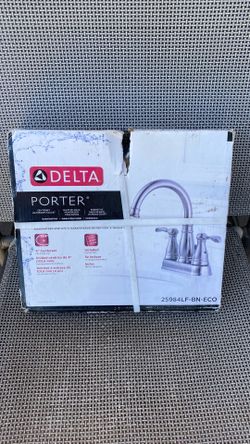 Porter centerset bathroom faucet