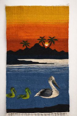 Vintage Egyptian Wool Woven