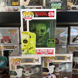 Funko Pop Gelatinous Cube Eccc 2020 Shared Exclusive