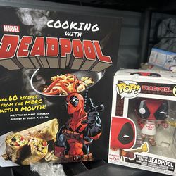 Dead pool funkpop and cookbook