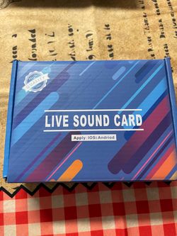 Live Sound Card for iOS and Android