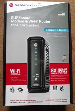 ARRIS MODEM AND WIRELESS ROUTER