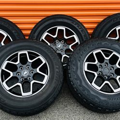  OEM Ford 18” Wheels & Tires (Set of 5) – TPMS – 1 Brand New Tire