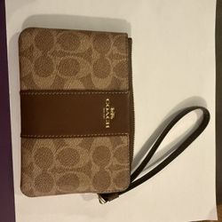 Coach wristlet 
