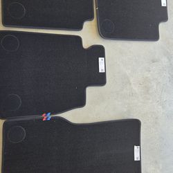 BMW 7 series black  floor mats