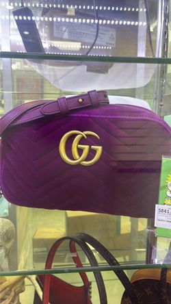 Gucci GG Marmont Velvet Camera Bag