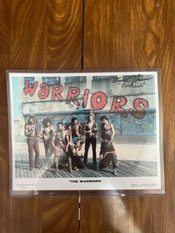 Autograph The Warriors Movie Dave Harris Cochese 8X10 Photo