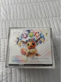 Pokemon Prismatic Evolutions Pokemon Center ETB